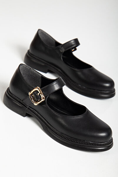 HCO Дамски вносими обувки с плоска подметка и закопчаване с катарама за ежедневно носене