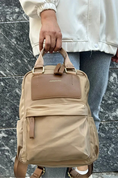 Just Polo Kadın İthal Yıkamalı A kalite Lüks Sırt Çantası Shopper