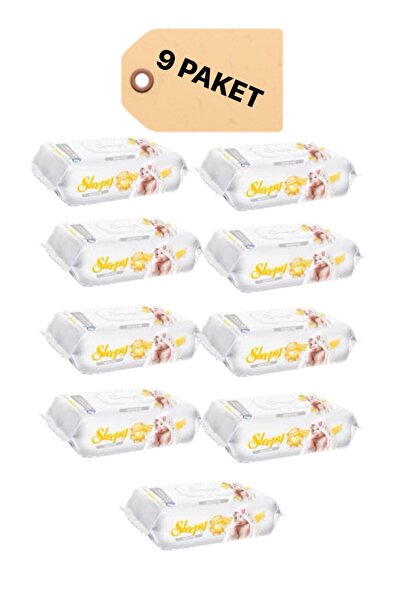 Sleepy Sensitive 90 Yaprak 9 Adet Islak Mendil Slepy3x3
