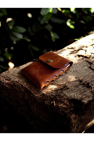 Kalkan deri Safir Leather Genuine Handmade Leather Card Holder – Minimalist, Slim, Vintage, Premium Design