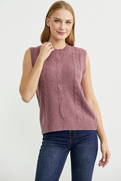 Sementa Casual Wool Knit Sweater - Rose