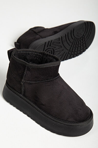HCO SHOES أحذية نسائية ذات نعل مسطح من الفرو