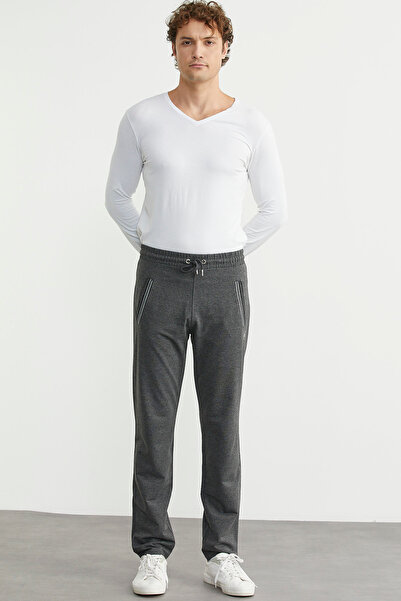 Sementa Φούτερ με άνετο κορμό - Ανθρακί