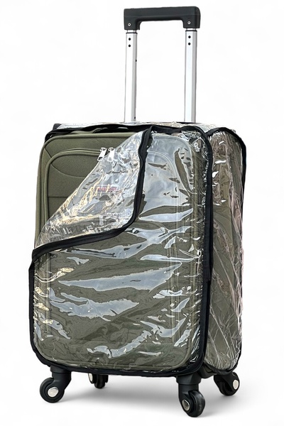 ZAAPPY Soft Material 20 Inch (7-10kg) Green Luggage With Cover, Ultra Lightweight