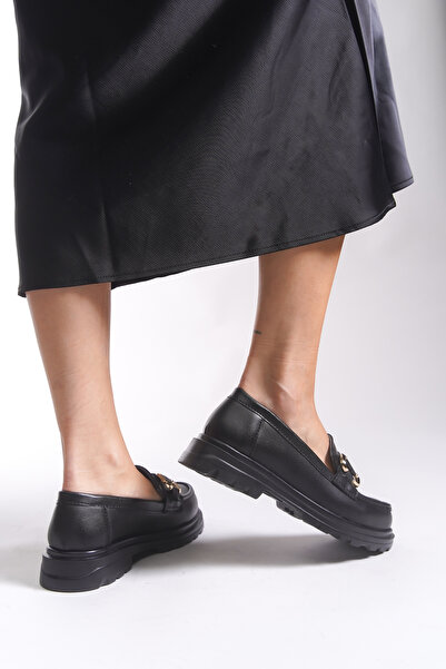 Riccon Дамски мокасини 0012510 Черни лачени