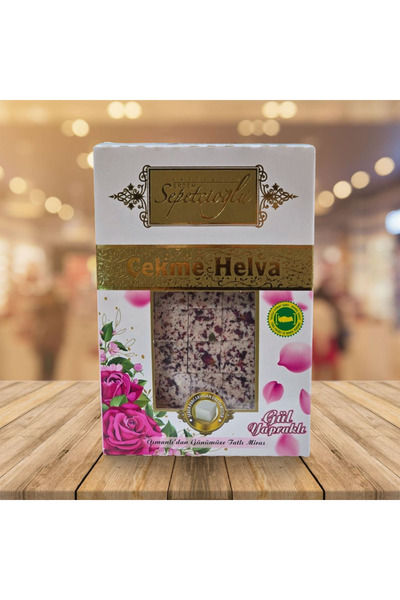 KASTAMONU ERDEM SEPETÇİOĞLU ÇEKME HELVA GÜL YAPRAKLI VAKUMLU PAKET 280 GR