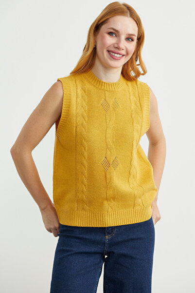 Sementa Casual Wool Knit Sweater - Sun
