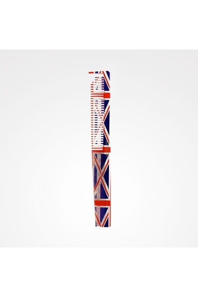Zzmen Pieptene pentru tunsori bărbătești model „Classic Cut” - Union Jack - P...