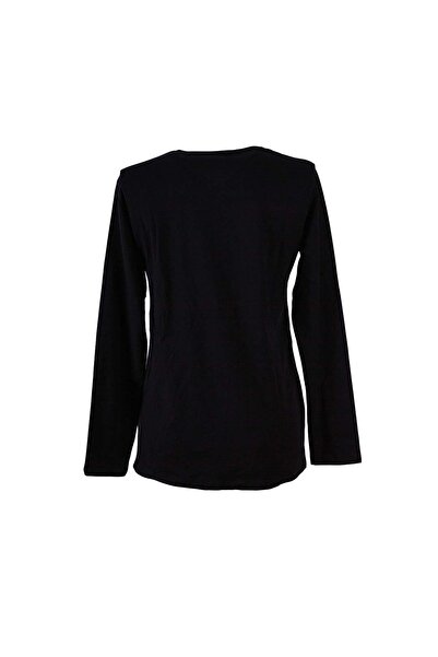 trender Best Teddy Bear Print Black Women's Blouse