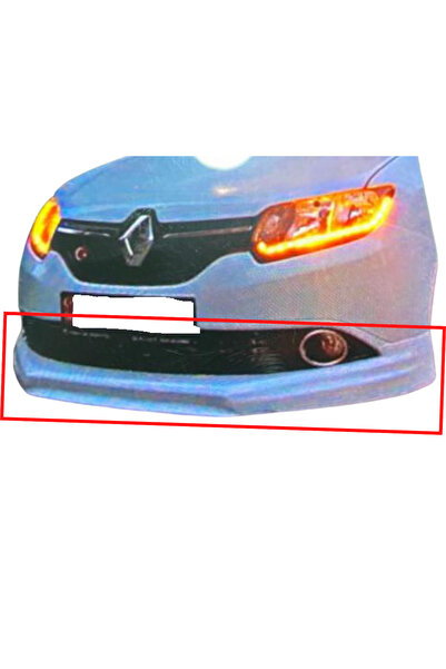 TÜRKSET Renault Symbol Yeni Makyajsız Kasa Ön Tampon Eki BOYASIZ
