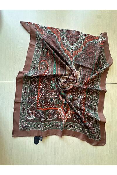 MİSS İPEK Elegant Paisley Patterned Silky Shawl 70 X 180