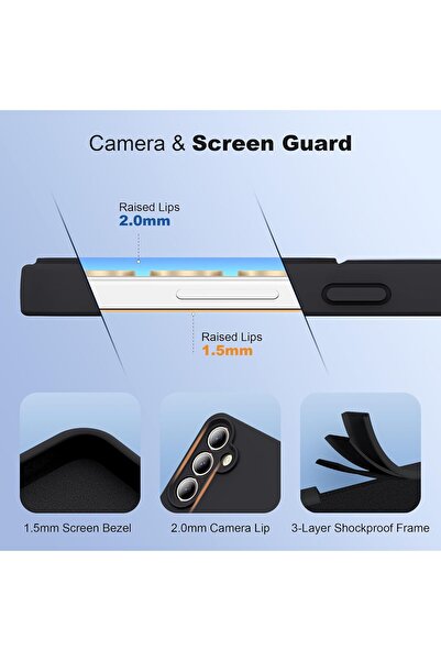 m.tk moveteck Samsung Galaxy S24 Fe Case with Magsafe Ring and Extra Stand, Velvet Inside, Soft Colorful Silicone Cover