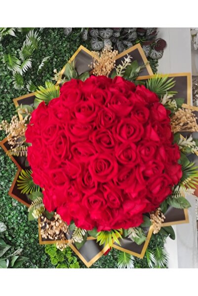 Sosyete shop 60 li sosyete shop kırmızı gül çiçeği isteme buketi, sevgililer ...