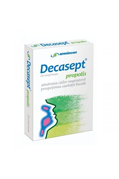 Amniocen Decasept Propolis, 24 Comprimate,