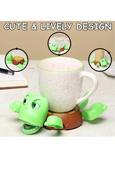 DÜKKAN DESİGN ÇILGIN KAPLUMBAĞA BARDAK ALTLIĞI