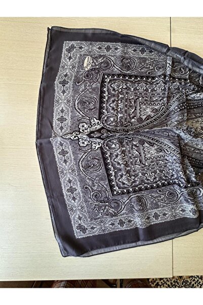 MİSS İPEK Elegant Paisley Patterned Silky Shawl 70 X 180