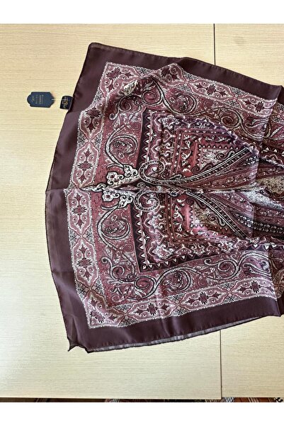 MİSS İPEK Elegant Paisley Patterned Silky Shawl 70 X 180