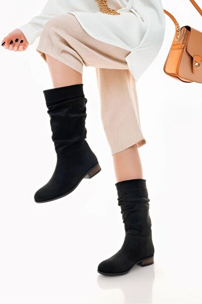 Erbilden Plod black suede boots