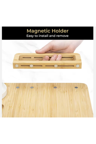 OEM Set Premium de Servire din Bambus – Eleganta Naturala pentru Aperitive si...