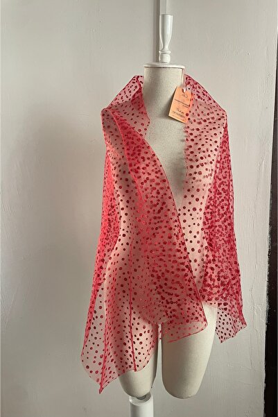 Nurcanilirboutique شال كتف خفيف وأنيق للارتداء فوق الملابس مع تول مكمل