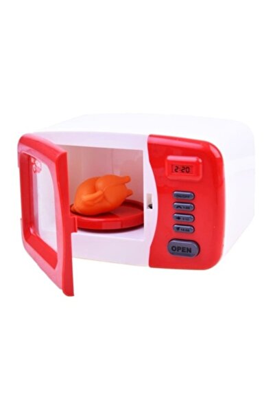 OEM Microwave Oven for Children with Sounds and Lights, White/Red, 20 cm