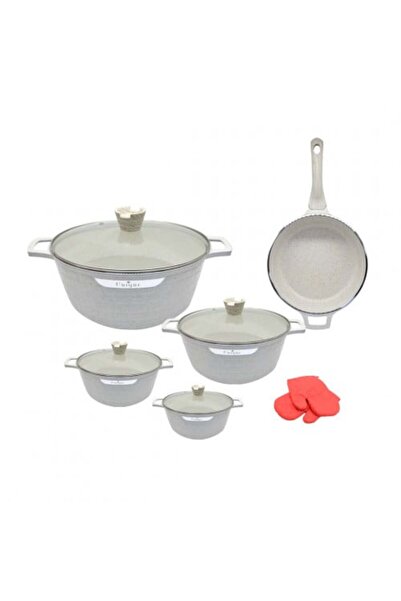 Unique 12-Piece Non-Stick Cooking Set Beige