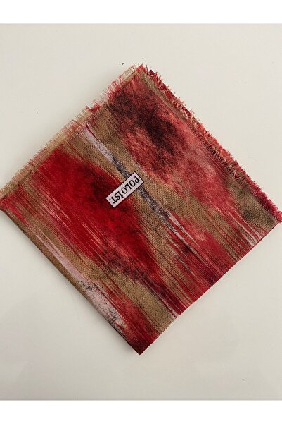 poloist Boyalı Desen Tülbent Yazma