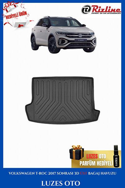 Rizline Volkswagen T-Roc 3D ÜST Bagaj Havuzu 2025 Model Uyumlu