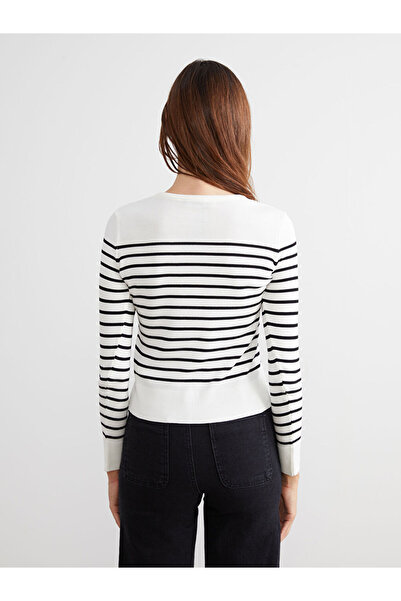 LC Waikiki Sparkling Selections from Shining Store |   Crew Neck Women's Knitwear Cardigan