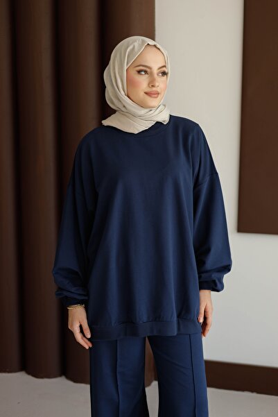 MOONSC Oversize Premium Tracksuit Dark Blue