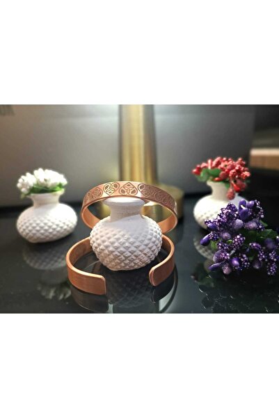 Neefy Kosaf Copper Bracelet All Natural Heart Patterned 1Pcs
