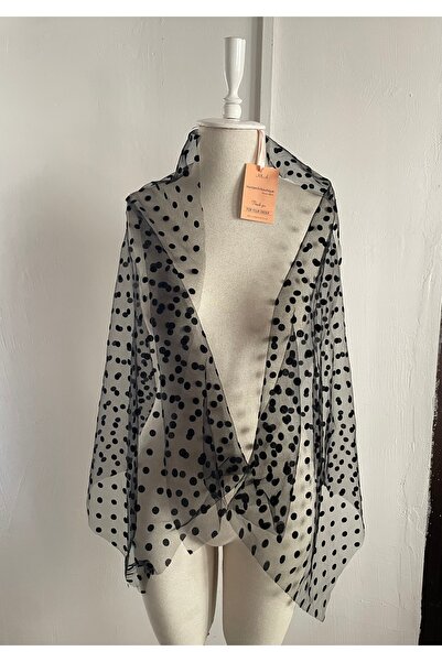 Nurcanilirboutique Üste atmalık hafif ve zarif omuz şalı & Tamamlayıcı tül