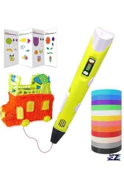 Gravity مجموعة أقلام طابعة ثلاثية الأبعاد للأطفال والكبار - تتضمن قلمًا ثلاثي...