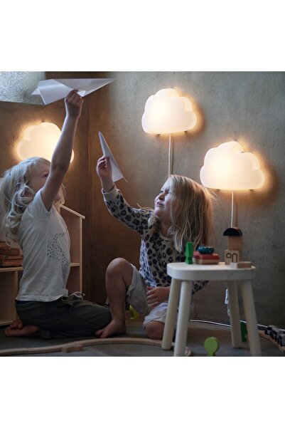 IKEA UPPLYST LED wall lamp, cloud white