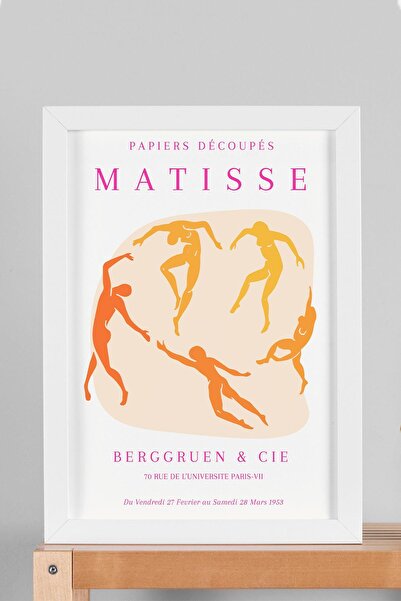 Saturn Henri Matisse the Dance Framed Painting - Paper Cut Art - Eclectic Style Wall Decor
