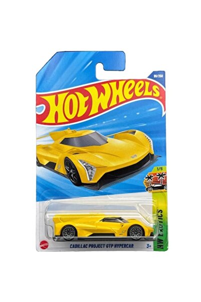 HOT WHEELS Mașină metalică, Cadillac Project GTP Hypercar, 1:64, Galben