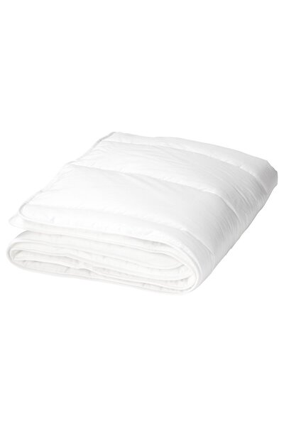 IKEA لحاف LEN لسرير الأطفال، أبيض، 110 × 125 سم