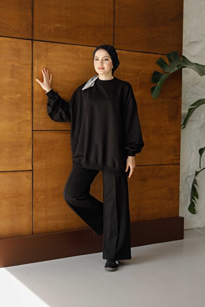 MOONSC Oversize Premium Tracksuit Black