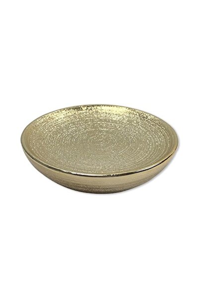 FRANDIS Savoniera rotunda ceramica aurie, Frandis, 11.2x2.2 cm