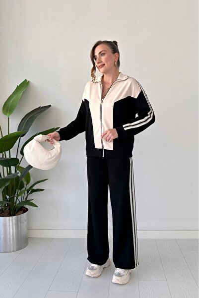 MaziButik Sim Biyeli Double Suit Black