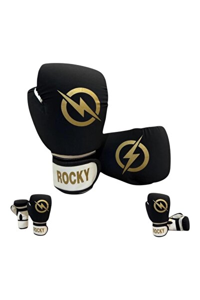 Gök Sports Rocky Children's Boxing Kickboxing Muay Thai Gloves 4-6-8 oz Cylinder Sports Bag Set with Shoulder Strap