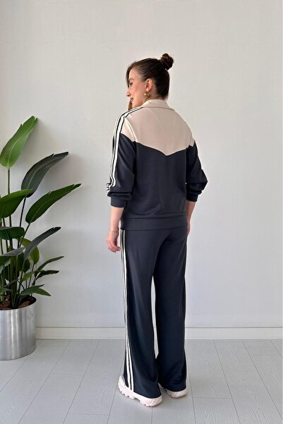 MaziButik Sim Biyeli Double Suit Anthracite