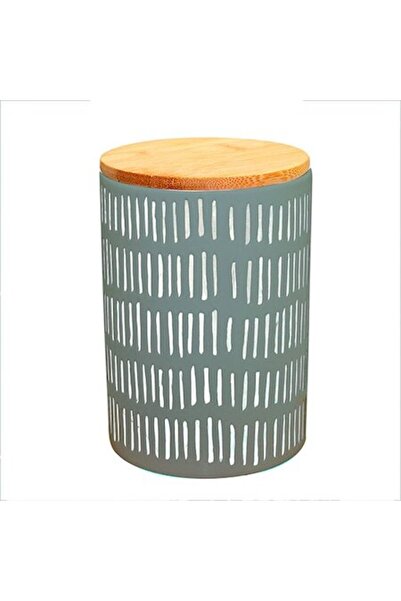 FRANDIS Ceramic Container with Bamboo Lid,