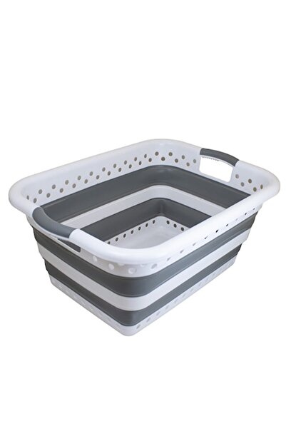 FRANDIS Coș de rufe pliabil cu mânere, Frandis, 45 litri, polipropilenă/cauci...