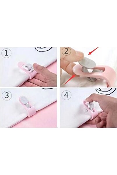 My Reality Fashion Nessiworld Quilt Fixing Clips with Latches 10 Pieces