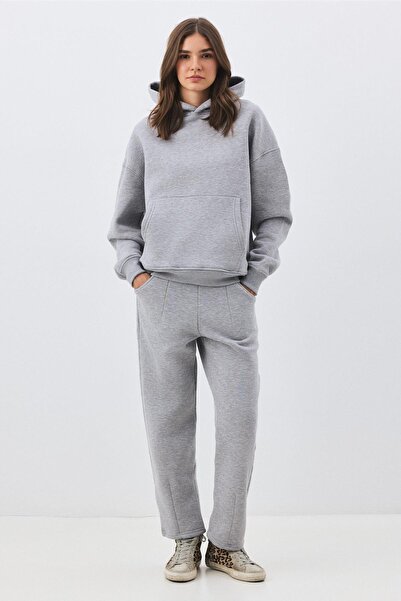 Trendiz Women's Premium Hooded Pocket Detailed Tracksuit Set Grimelanj 2033