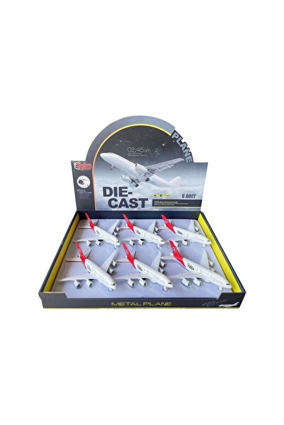 NW NessiWorld Nessiworld Hw-A380 Cb Lighted-Sound Metal Passenger Aircraft