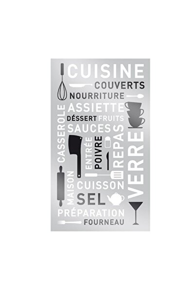 FRANDIS Tempered glass plate, heat-resistant, wall/stove/kitchen countertop protection, Frandis, 30x52x0.4