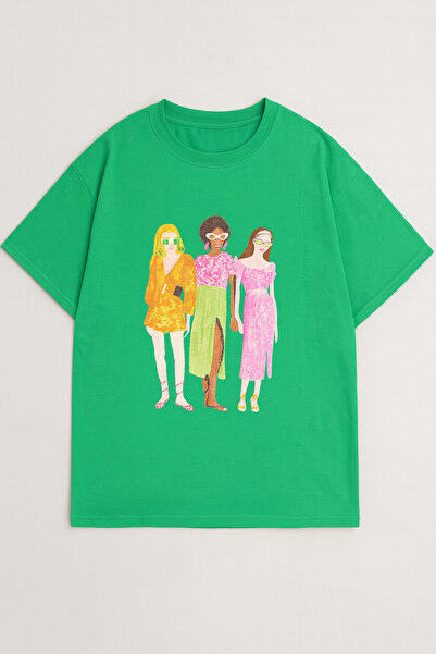 PONÇİK ΓΥΝΑΙΚΕΙΟ T-SHIRT OVERSIZE ΜΕ ΣΤΑΜΠΑ ΒΑΜΒΑΚΕΡΟ 24055-2