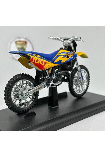 WELLY Husqvarna Cr125 1:18 Diecast Model Motorcycle – Metal Model Motorbike